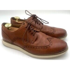 Cole Haan Grand.OS Oxford/Derby Men's US 10.5M C26471 British Tan/Brown White